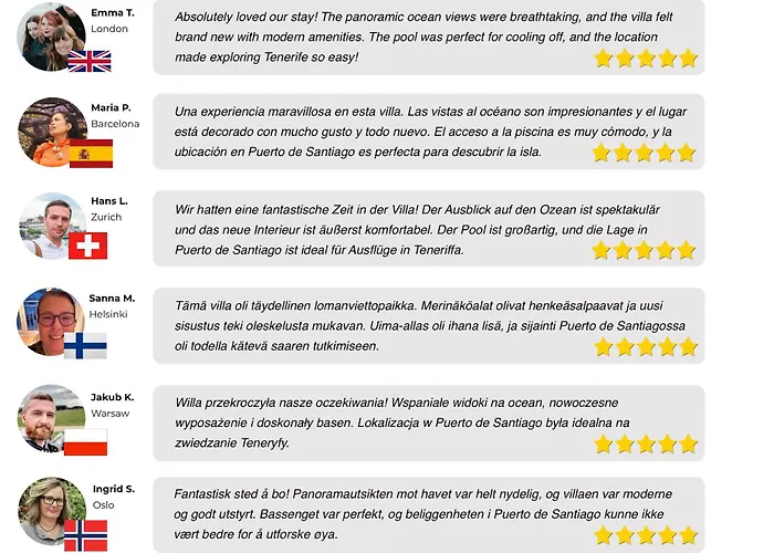 Luxury 3-bdr Families & Friends Ocean View Apartamento Puerto de Santiago (Tenerife)